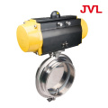 304 manual Pneumatic sanitary butterfly valve